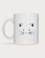 Kitty mug - Whiskers minimalist line art