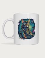 Space DJ cat mug