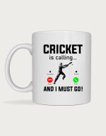 Cricket mug - Cricket Is Calling phone call design