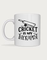 Cricket Is My Therapist mug