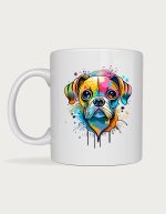 Pug mug - Colour Splash Dog