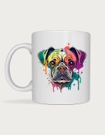 French bulldog coffee mug - Colour Splash Frenchie Dog