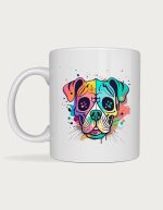 Dog mum mug - Colour Splash Eyes Dog