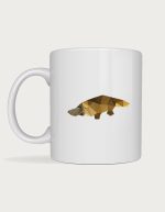 Platypus mug - low poly platypus design