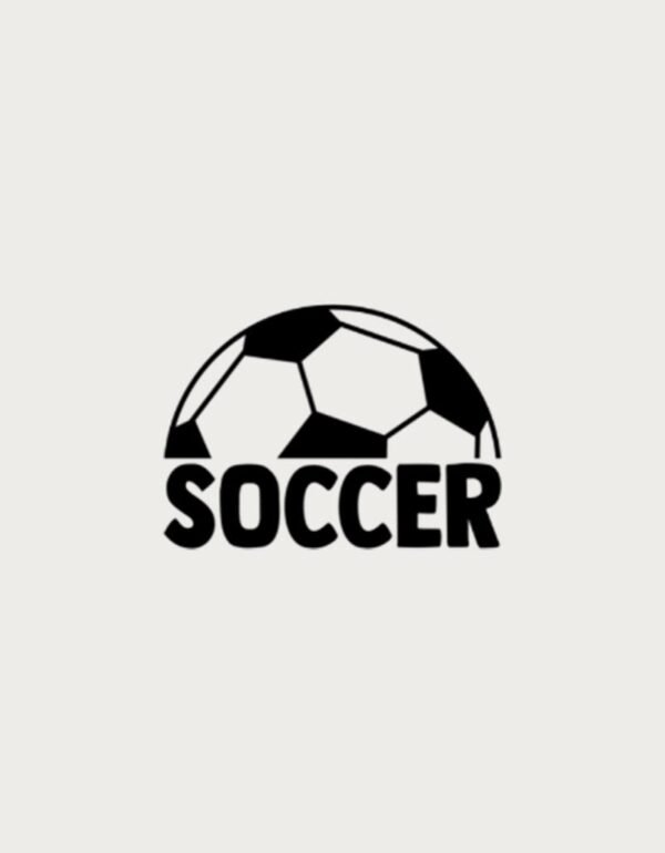 Soccer Mug - Soccer Ball Text