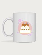 Birthday mug - Birthday Cake design