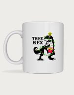 Tree Rex Christmas mug