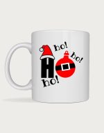 Ho Ho Ho Santa bauble mug