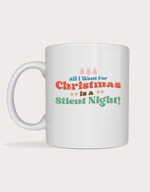 Silent Night Christmas mug