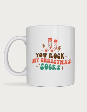 You Rock My Christmas Socks mug
