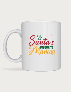 Christmas mug - Santa's Favourite Mama design