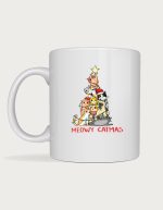 Cute christmas mug - cats stacked into Christmas tree shape