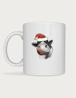 Christmas Moo cow mug