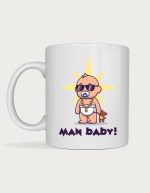 Funny coffee mug - Man Baby cartoon design