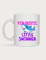 Fin-tastic Little Swimmer shark mug