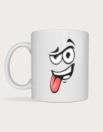 Funny coffee mug - Cheeky Tongue playful wink