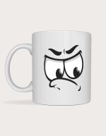 Funny coffee mug - Smug Smirk judgemental expression