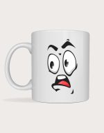 Funny face mug - Shocked Expression surprised look
