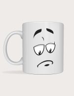 Novelty mug - Unimpressed Gaze droopy expression