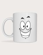 Funny coffee mug - Grin And Bear It toothy grin
