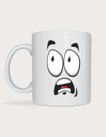 Funny coffee mug - Gobsmacked shocked expression