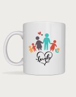 Family mug - Family Love silhouette design