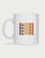 Gaming mug - bold retro Gaming Gaming Gaming repeat design