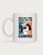 Gamer mug - Can't Hear You I'm Gaming retro controller design