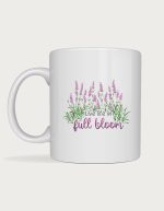 Live Life In Full Bloom lavender mug