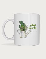 Garden coffee mug - Keep Growing watering can illustration