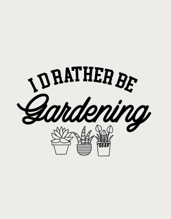 Gardening Mug - I'd Rather Be Gardening