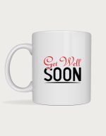 Get well soon gift mug - classic Get Well Soon lettering design