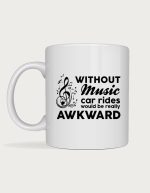 Awkward Car Rides music mug