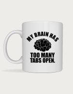 Funny office coffee mug - My Brain Has Too Many Tabs Open