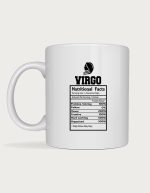 Zodiac mug - Virgo Nutritional Facts label