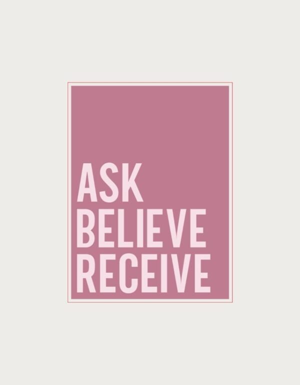 Spirituality Mug - Ask Believe Receive