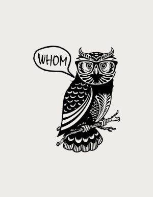 Cute mug for teachers - Whom owl pun