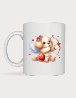 Puppy Cupid valentine mug