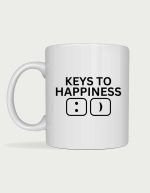 Keys To Happiness IT mug
