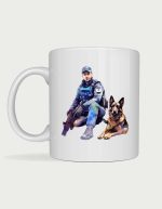 K9 unit watercolour mug