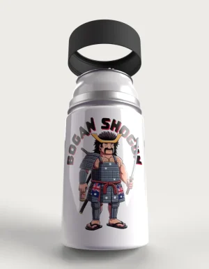Bogan Shogun metal stubby holder – with the cap coming off