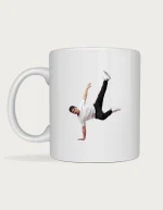Dance coffee mug - breakdancer one-hand freeze move