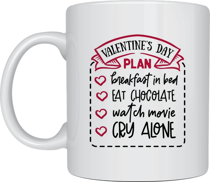 Valentine's Day Plan mug