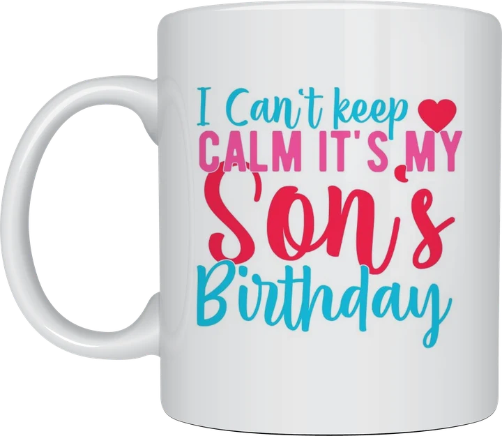 Birthday mug - Son's Birthday design