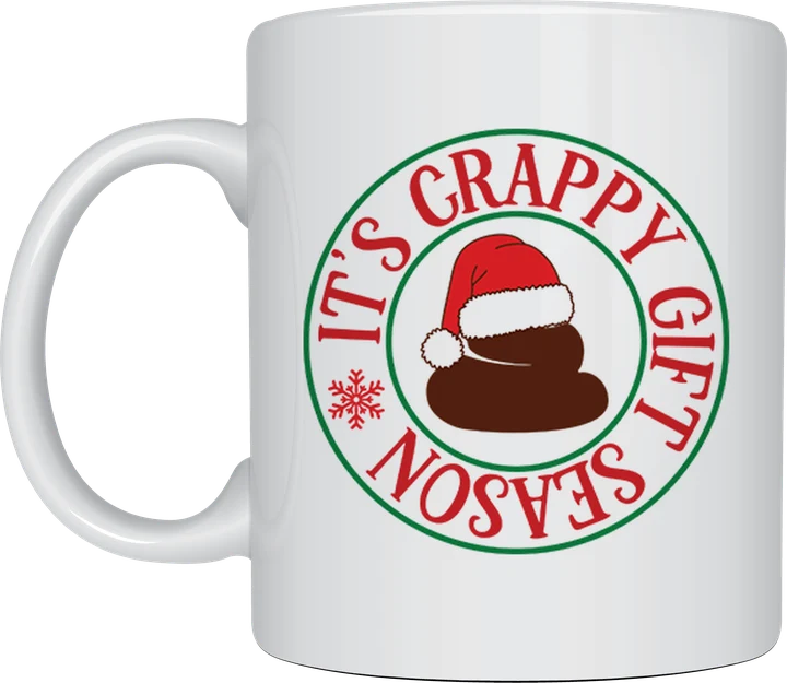 Crappy Gift Season Christmas mug