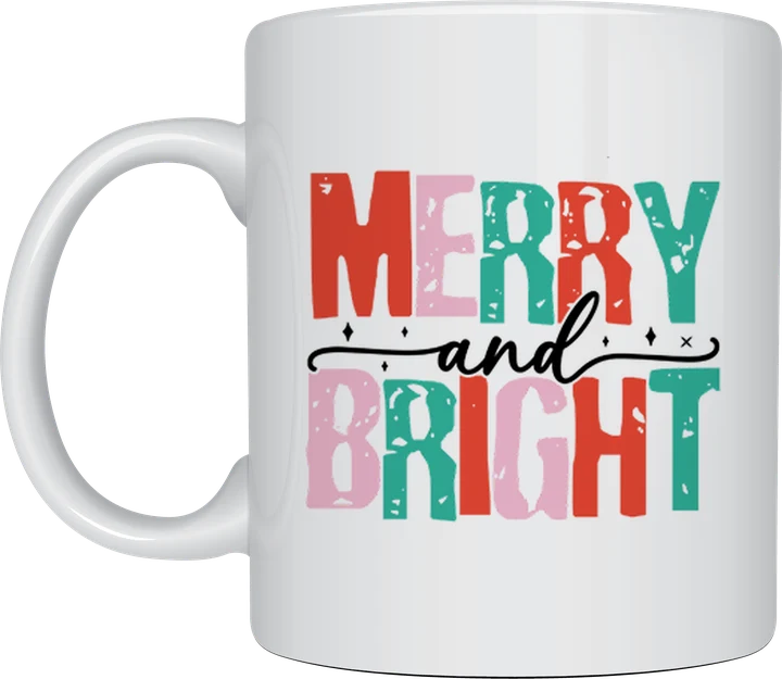 Merry And Bright mug