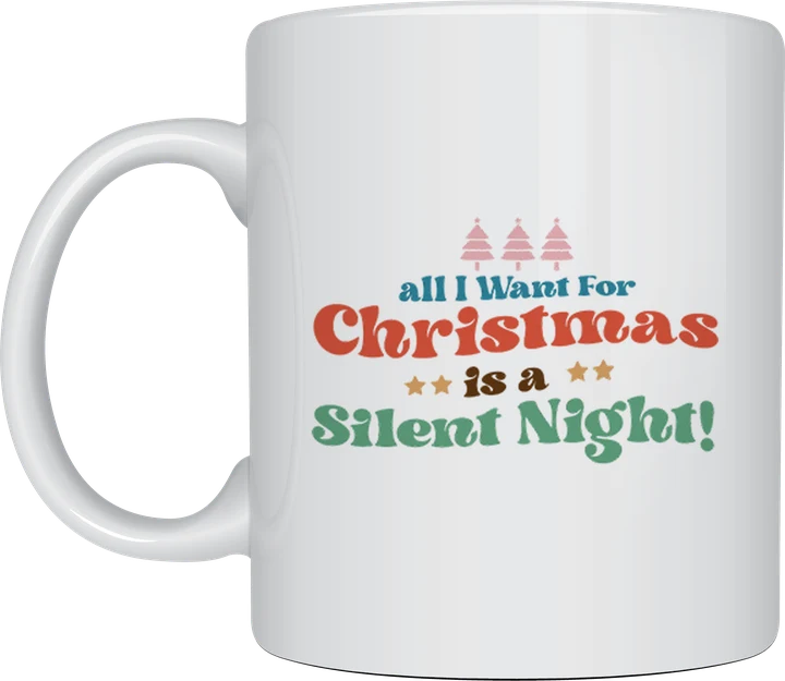 Silent Night Christmas mug