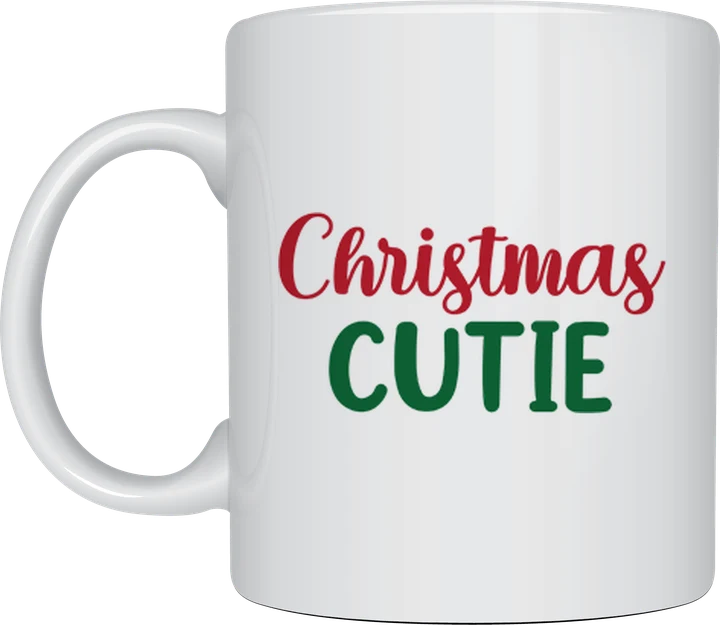 Cute christmas mug - Christmas Cutie script design