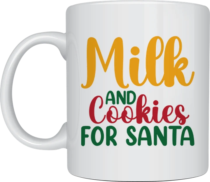 Milk And Cookies For Santa mug
