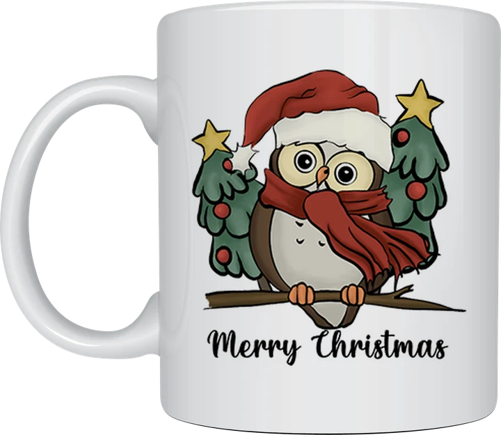 Christmas Owl mug